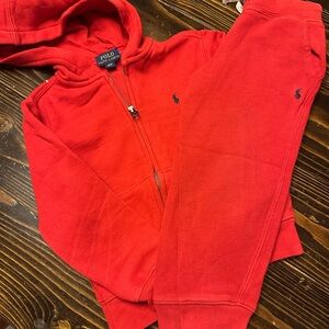 Polo by Ralph Lauren Vibrant Red Hoodie